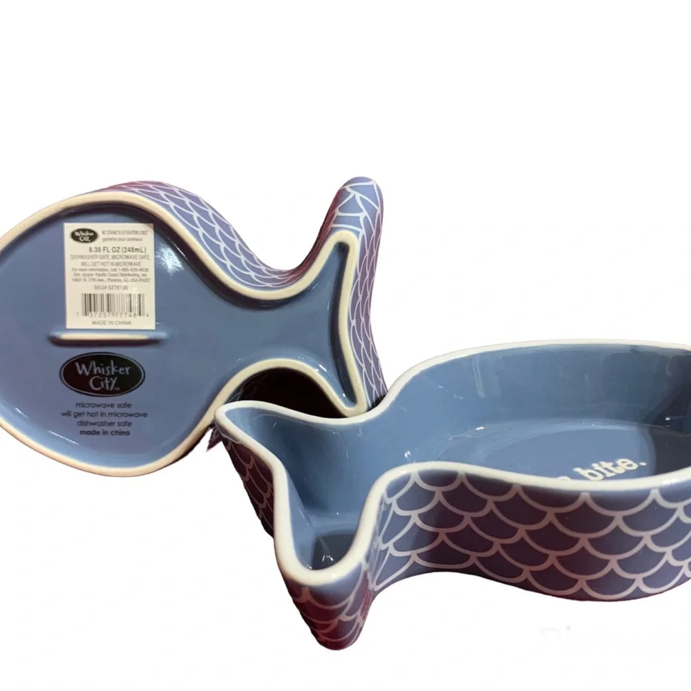 New Whisker City Cat Food Bowl
